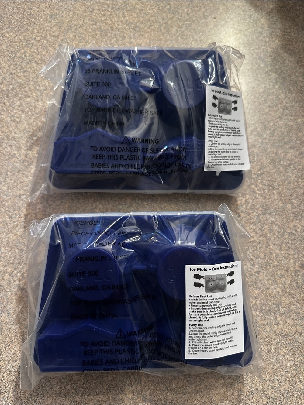 Lowe’s NFL ice ball mold new lot of 2
